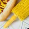Chef Craft 3 Pair Soft Grip Handle Plastic Jumbo Corn Holders, 6 Piece Corn Cob Skewer Set
